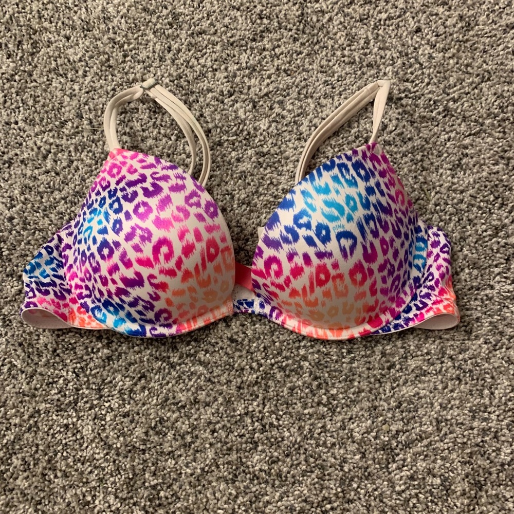 Pink Cheetah Print Bra